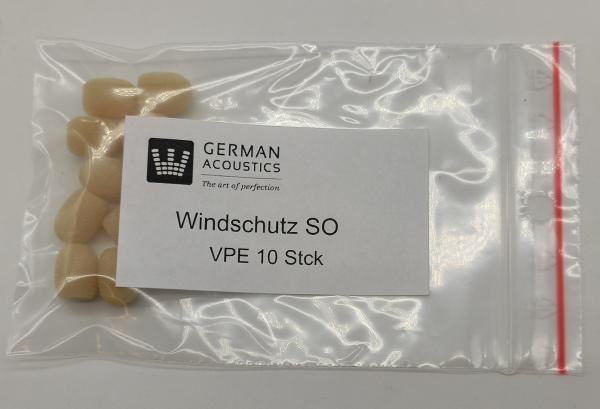Windschutz / Popschutz beige  WS SO  - VPE 10